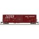 CNCF 5000 50′ Boxcar - Ready to Run - Master(R) -- Nacionales de Mexico N de M 108461 (Boxcar Red, white, Unir Servir Slogan),