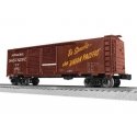 40′ Double-Door Boxcar - 3-Rail - Ready to Run -- Union Pacific 474372 (Boxcar Red, Automobile Service, Be Specific Slogan), O