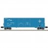 Evans 53′ Double Plug-Door Boxcar - Master(R) -- Boston & Maine 134 (blue, McGinnis Logo), Z, Atlas Model Railroad Co. 7500001
