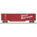 50′ Double-Door Boxcar - Ready to Run -- Great Northern 35722 (red, white), N, Trainman 50007327