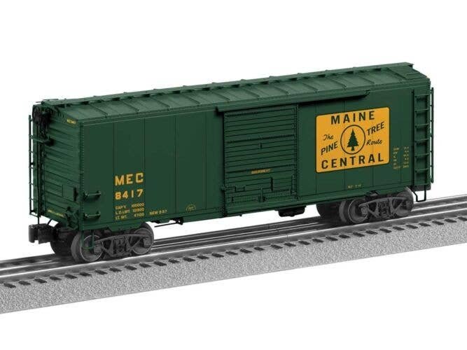 PS-1 Boxcar with FreightSounds(R) - 3-Rail - Ready to Run -- Maine Central 8417 (green, Harvest Gold), O, Lionel 2526670