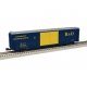 Pullman-Standard PS-1 60′ Double-Door Boxcar - 3-Rail - Ready to Run -- Baltimore & Ohio 490048 (blue, yellow, silver), O, Lio