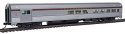 85′ Budd Baggage-Lounge - Ready to Run -- Pennsylvania Railroad (silver, Tuscan), HO, WalthersMainline 30056