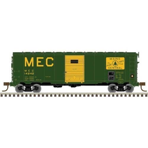 1932 ARA 40′ Steel Boxcar - Ready to Run - Master(R) -- Maine Central 14237 (green, Harvest Gold, Pine Tree Route Logo), HO, A