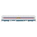 80′ PRR P70 Coach - Ready to Run -- American Freedom Train (1947 Scheme, white, red, blu, HO, Broadway Limited Imports 9733