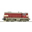 Diesel locomotive 742 162-1, CD, HO, Roco 7300014