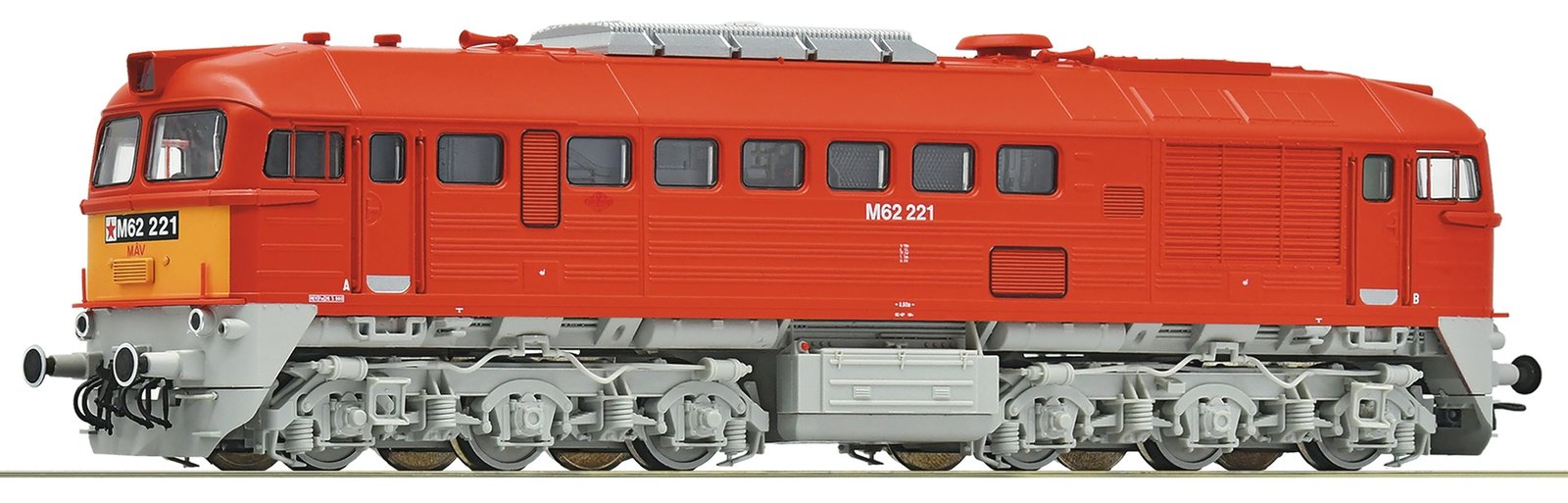 Diesel locomotive M62 221, MAV, HO, Roco 7300057