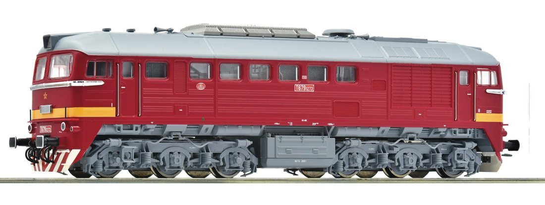 Diesel locomotive T 679.1, CSD, HO, Roco 7300061