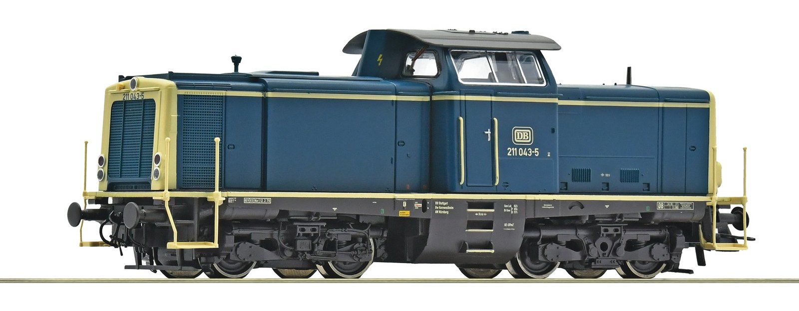Diesel locomotive 211 043-5, DB, HO, Roco 7300098