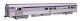 85′ Budd Baggage-Lounge - Ready to Run -- Atlantic Coast Line, HO, WalthersMainline 30072