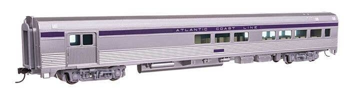 85′ Budd Baggage-Lounge - Ready to Run -- Atlantic Coast Line, HO, WalthersMainline 30072