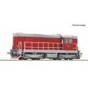 Diesel locomotive T 466 2114, CSD, HO, Roco 7310022
