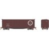 USRA 40′ Double-Sheathed Wood Boxcar 6-Pack - Ready to Run -- Atlantic Coast Line Set 2 (Boxcar red, white, Circle Logo), HO, 