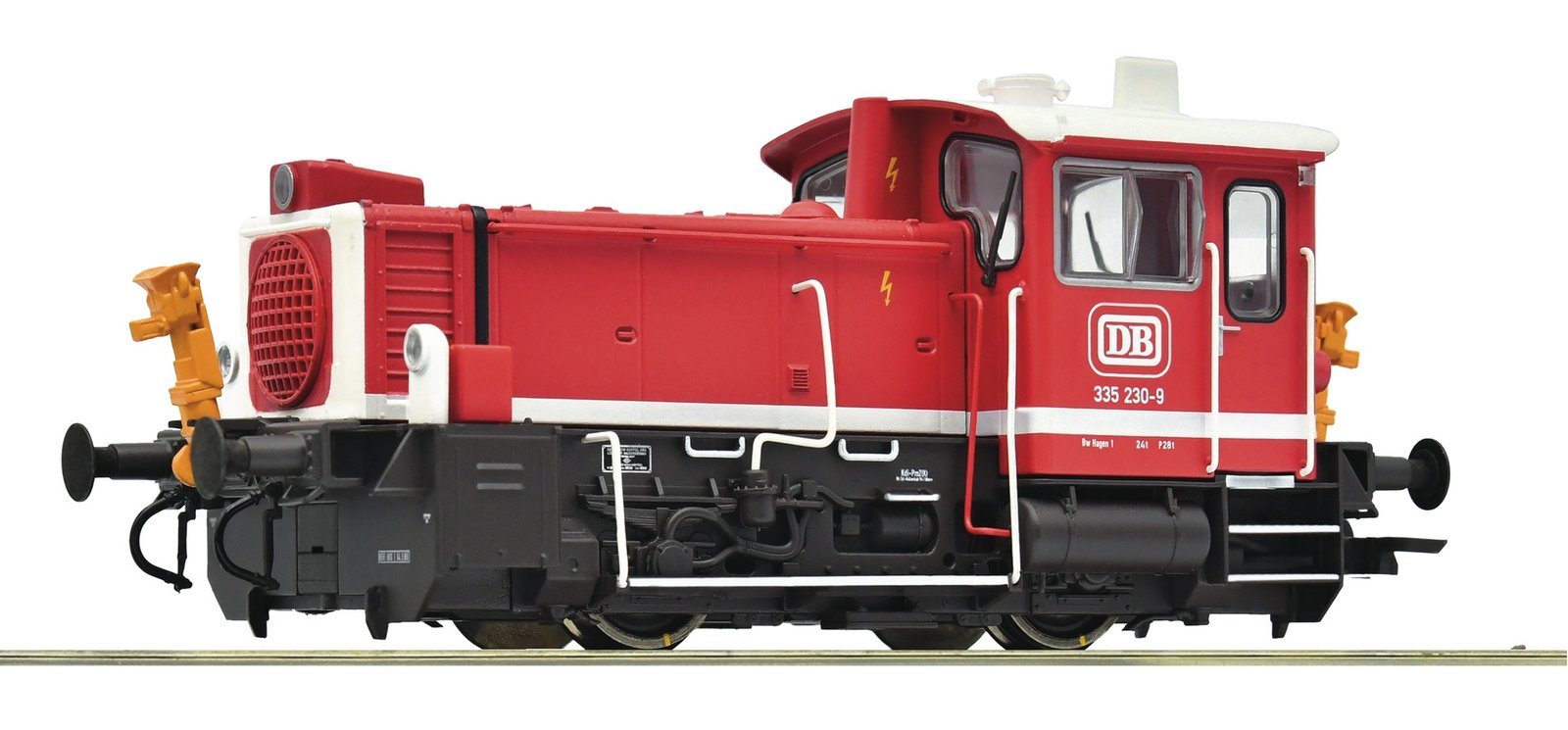 Diesel locomotive 335 230-9, DB, HO, Roco 7310030