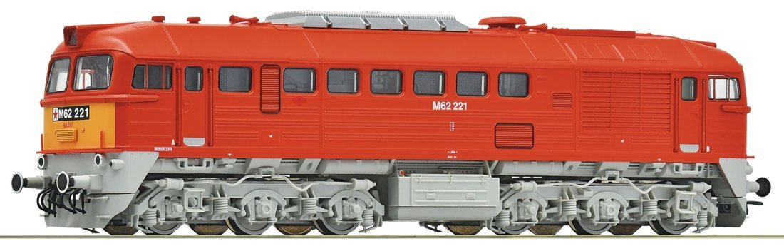 Diesel locomotive M62 221, MAV, HO, Roco 7310057