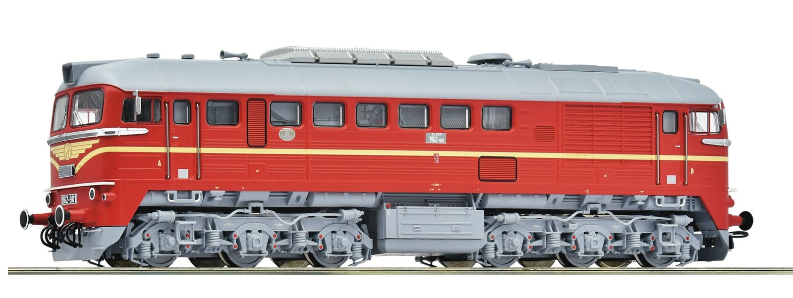 Diesel locomotive M62-901, GySEV, HO, Roco 7310086