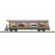 RhB Type Haik-v Sliding-Wall Boxcar - Ready to Run -- Rhaetian Railroad RhB 5130 (Era VI, Marklin Brands Graphics), G, LGB 48576