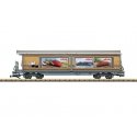 RhB Type Haik-v Sliding-Wall Boxcar - Ready to Run -- Rhaetian Railroad RhB 5130 (Era VI, Marklin Brands Graphics), G, LGB 48576