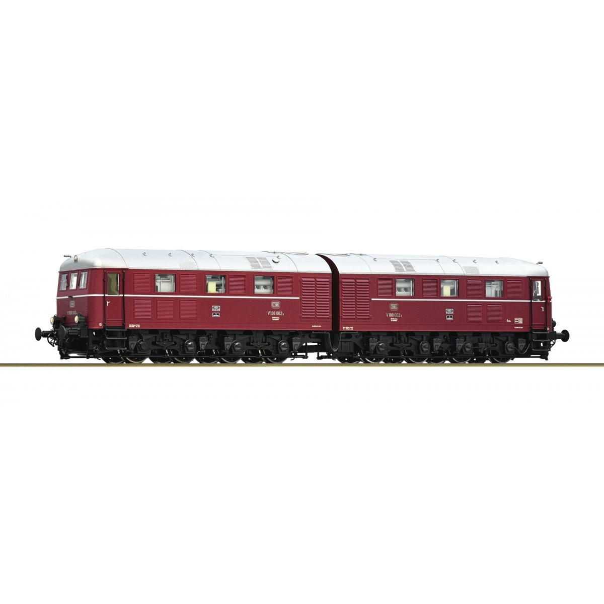 Diesel-electric double locomotive V 188 002, DB, HO, Roco 7310102
