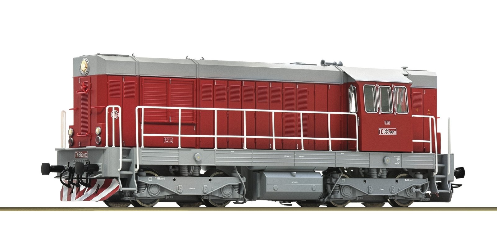 Diesel locomotive T 466 2050, CSD, HO, Roco 7320003