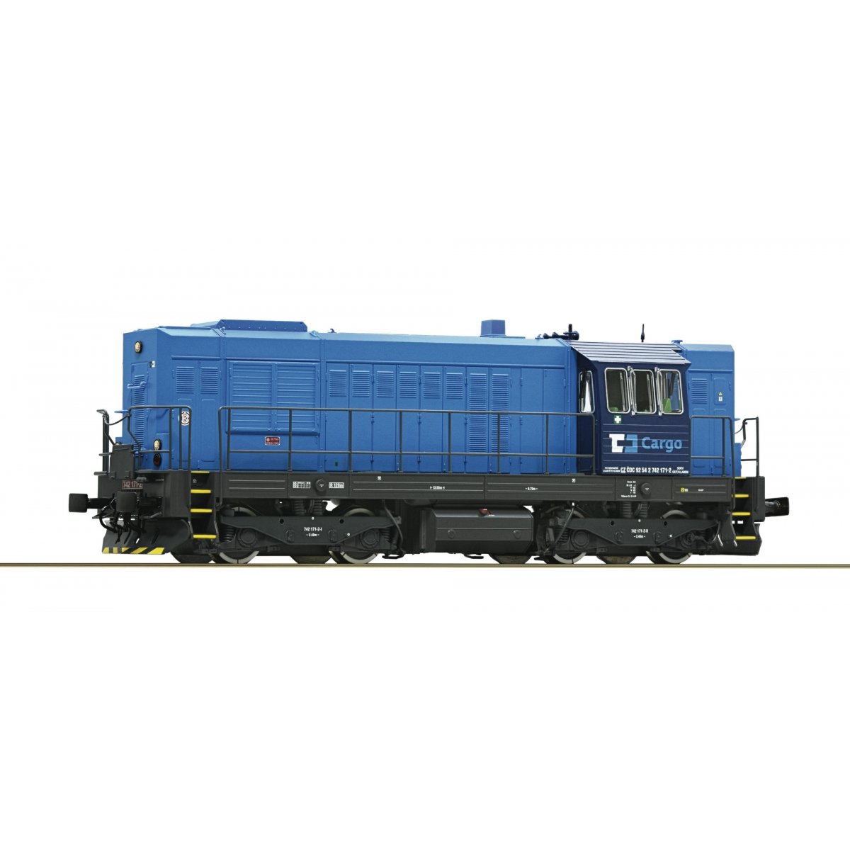 Diesel locomotive 742 171-2, CD Cargo, HO, Roco 7320004