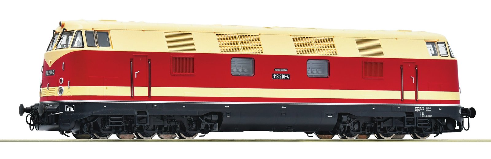 Diesel locomotive 118 210-4, DR, HO, Roco 7320060