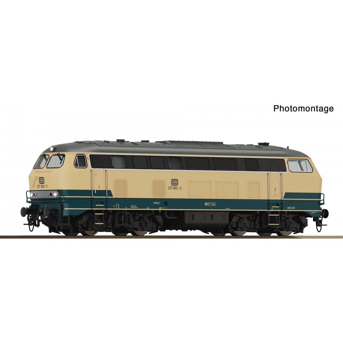 Diesel locomotive 217 003-3, DB, HO, Roco 7320068