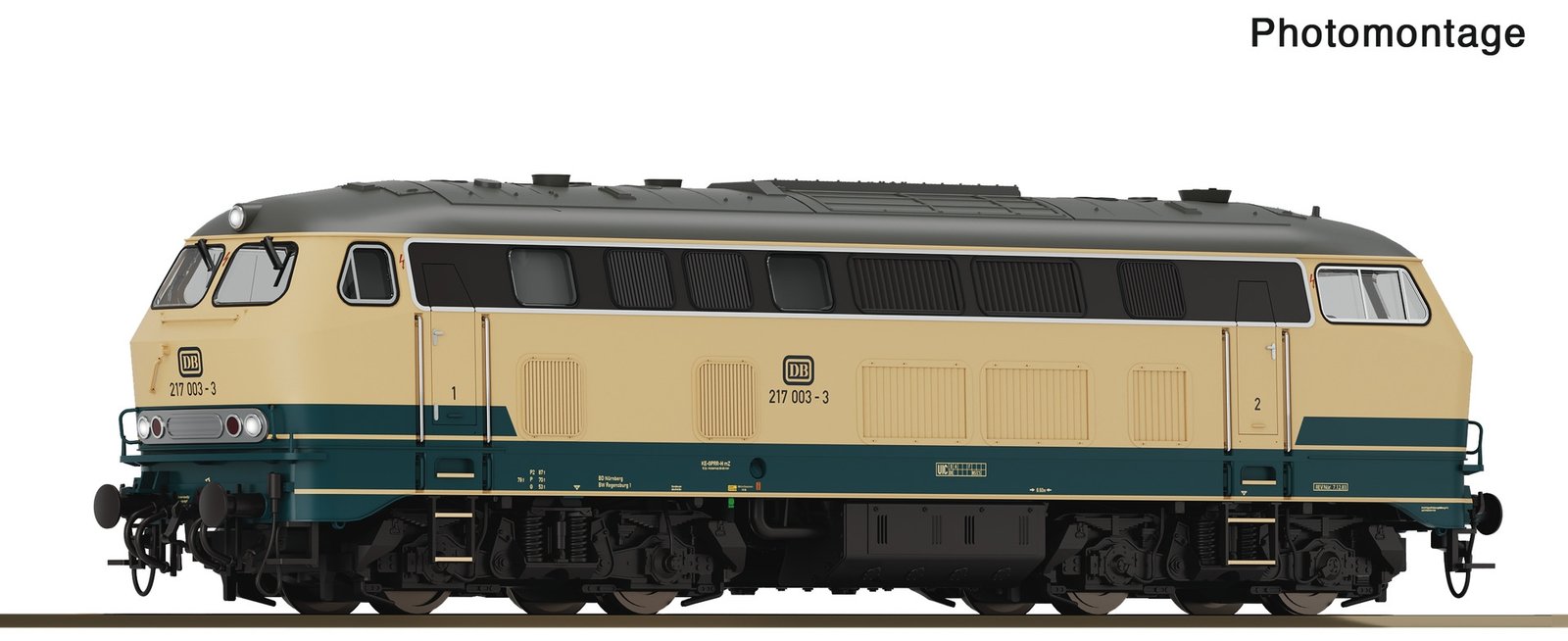 Diesel locomotive 217 003-3, DB, HO, Roco 7320068