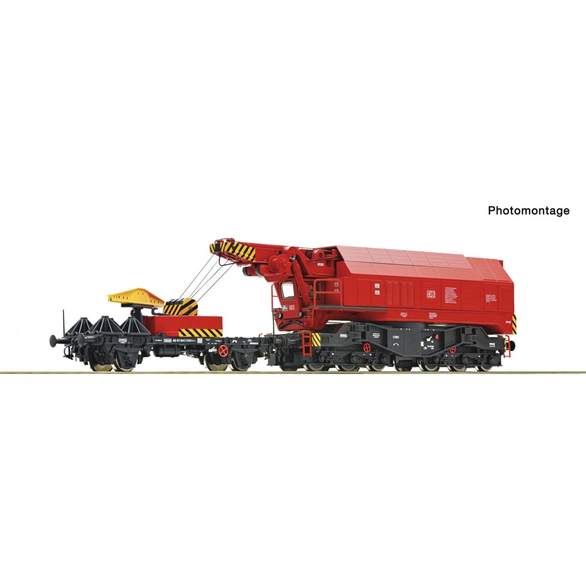 Digital railway slewing crane, DB AG, HO, Roco 7320070