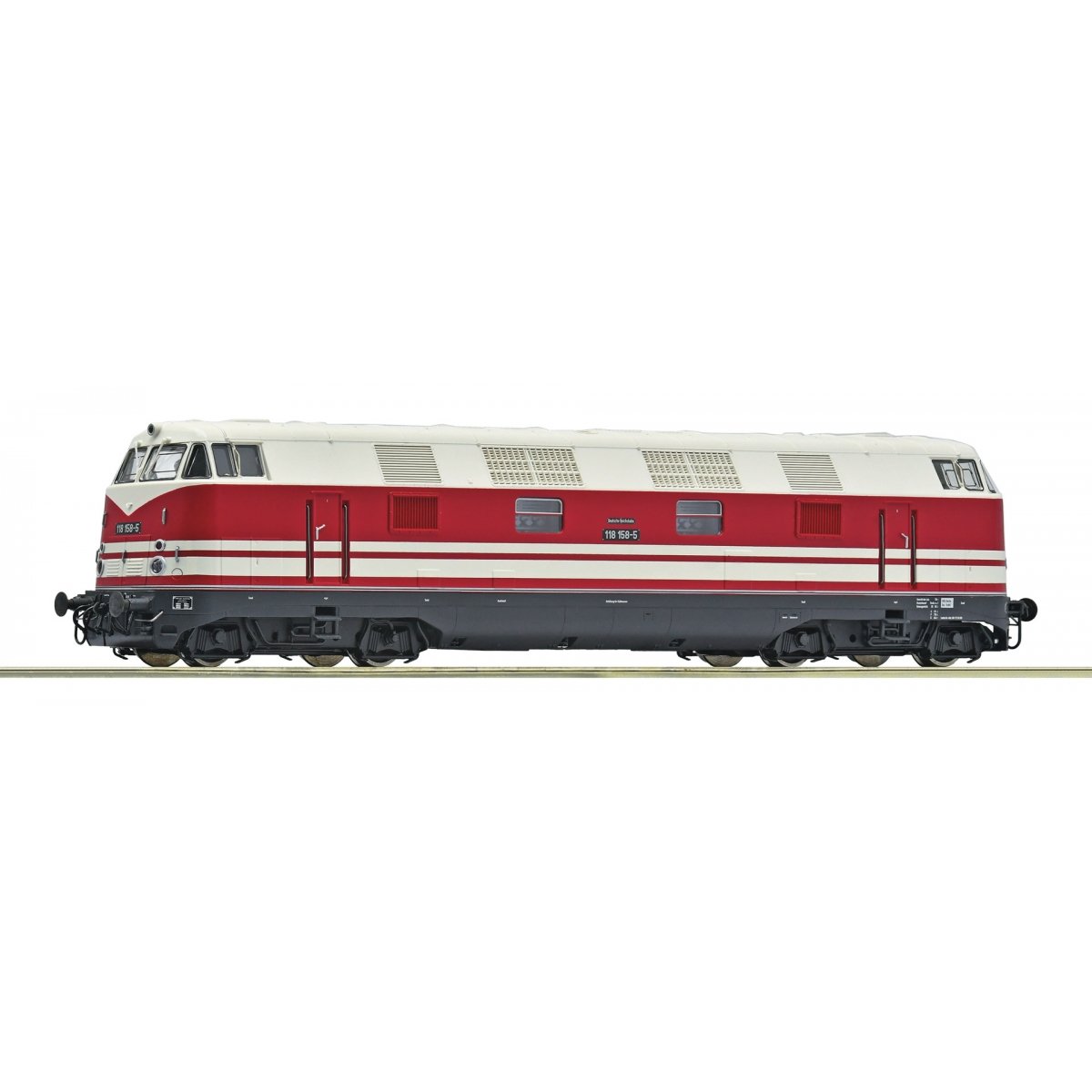 Diesel locomotive 118 158-5, DR, HO, Roco 7320085