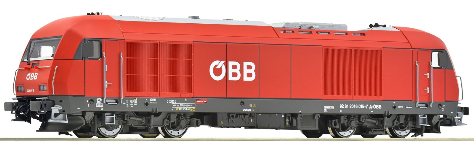 Diesel locomotive 2016 015-7, ÖBB, HO, Roco 7320087