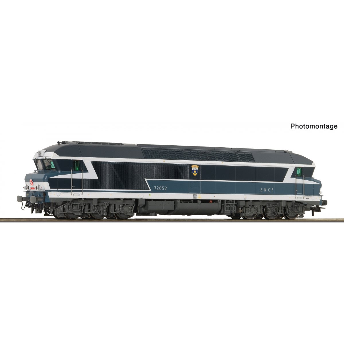 Diesel locomotive CC 72052, SNCF, HO, Roco 7320097