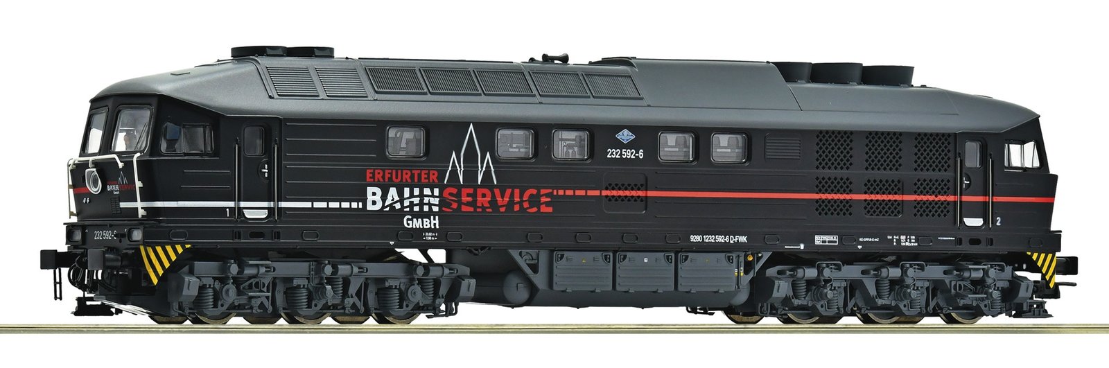 Diesel locomotive 232 592-6, EBS, HO, Roco 7320103