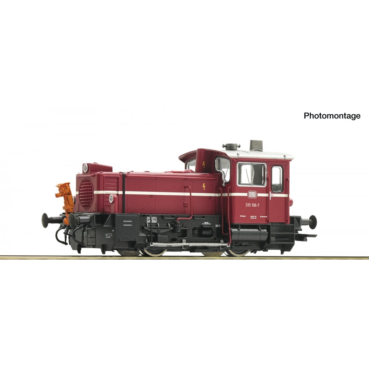 Diesel locomotive 335 108-7, DB, HO, Roco 7320108