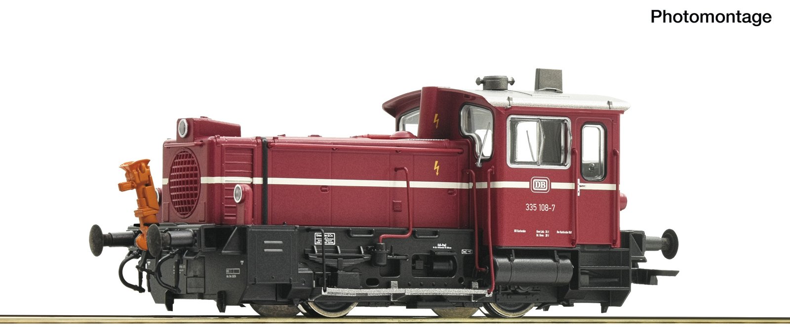 Diesel locomotive 335 108-7, DB, HO, Roco 7320108