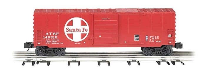Operating Boxcar - 3-Rail - Ready to Run - Williams(TM) -- Santa Fe, O, Bachmann Industries 47977