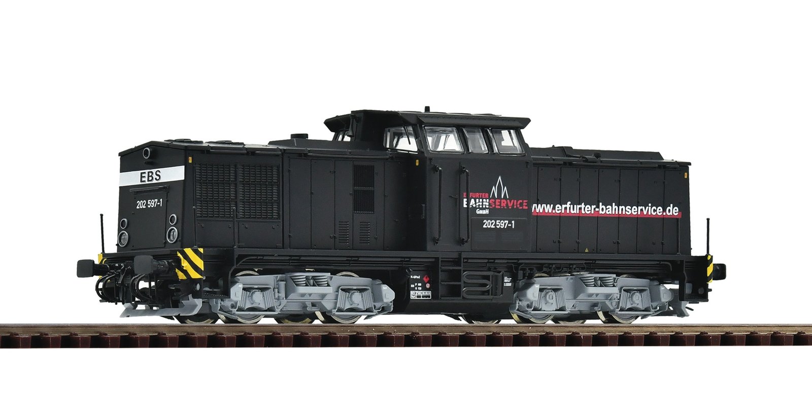 Diesel locomotive 202 597-1, EBS, TT, Roco 7380010