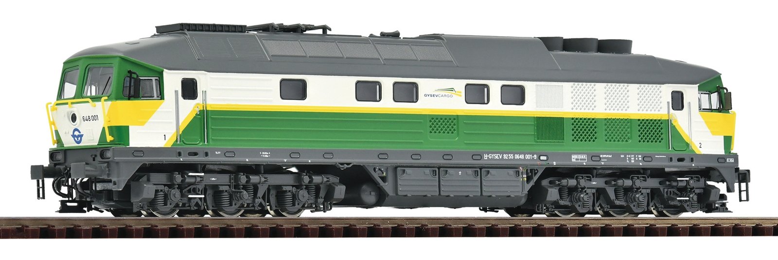 Diesel locomotive 648 001-9, GYSEV, TT, Roco 7380015