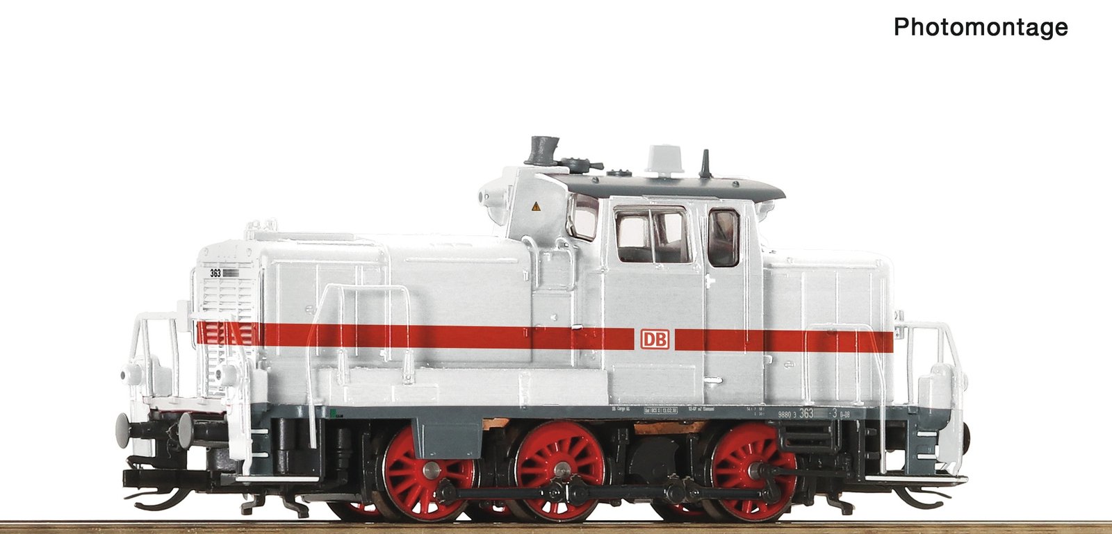 Diesel locomotive 363 810-3, DB AG, TT, Roco 7380018