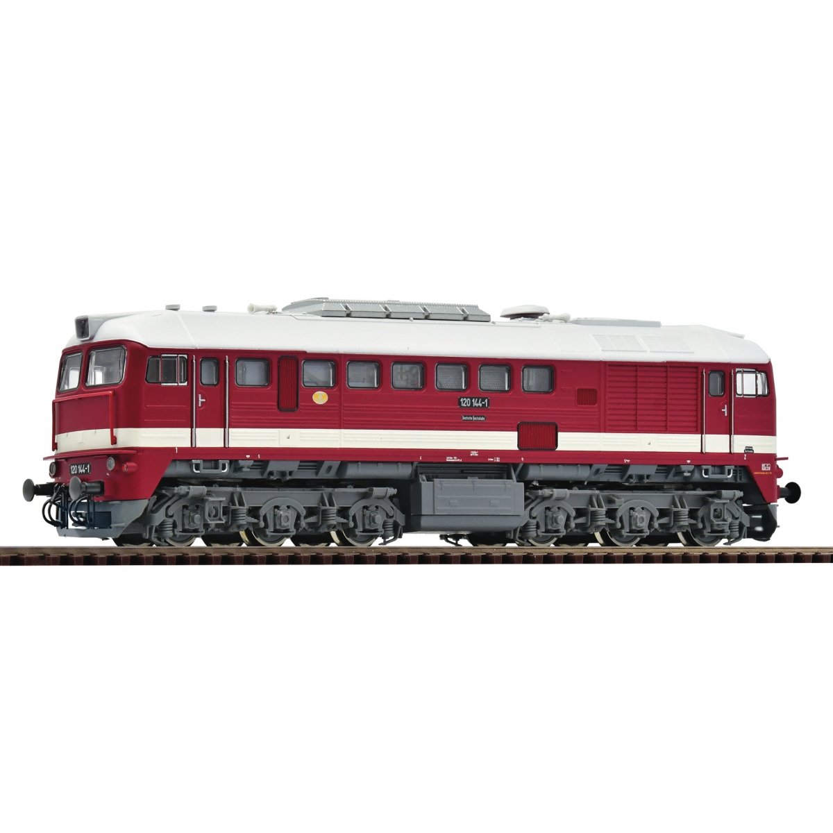 Diesel locomotive 120 144-1, DR, TT, Roco 7380019