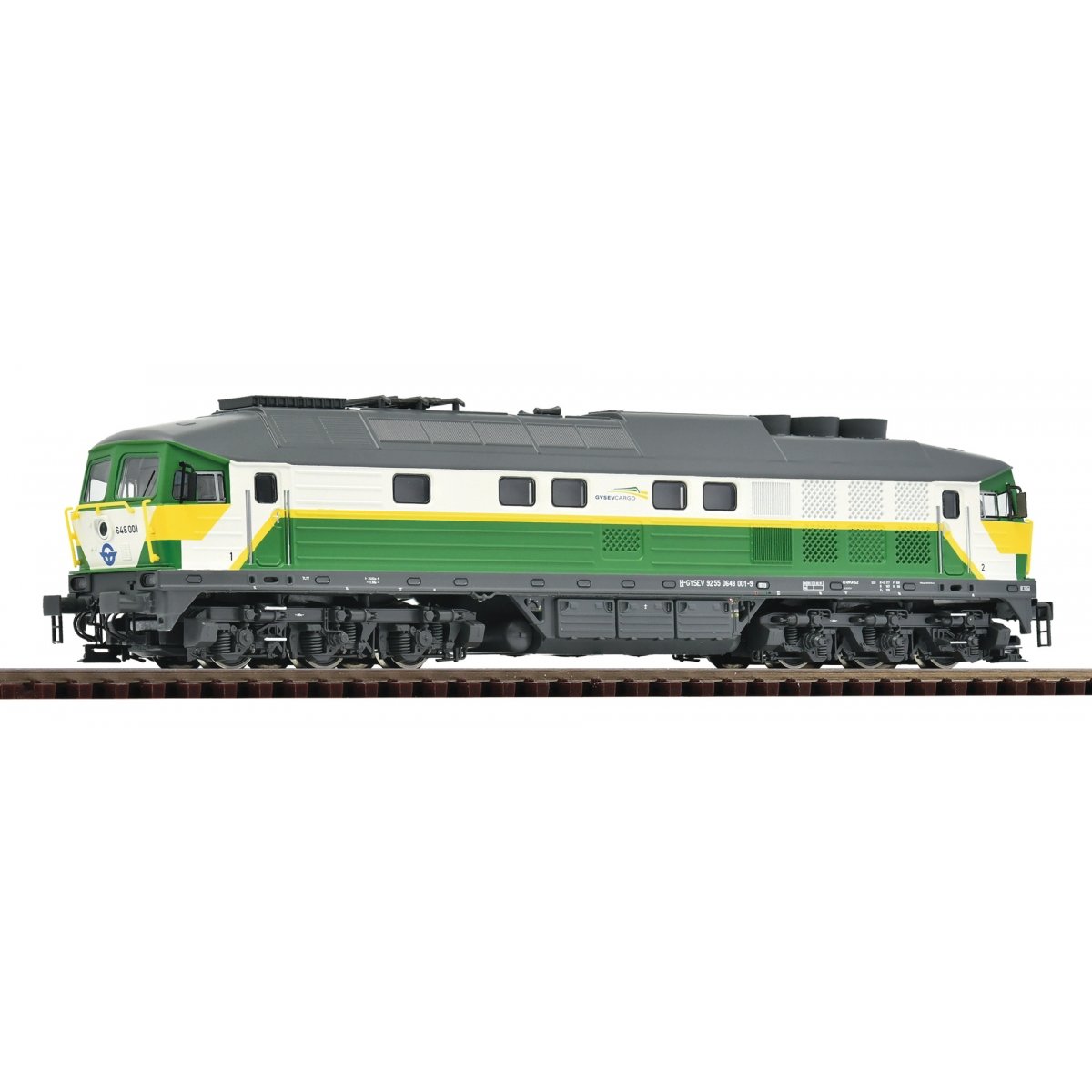 Diesel locomotive 648 001-9, GYSEV, TT, Roco 7390015
