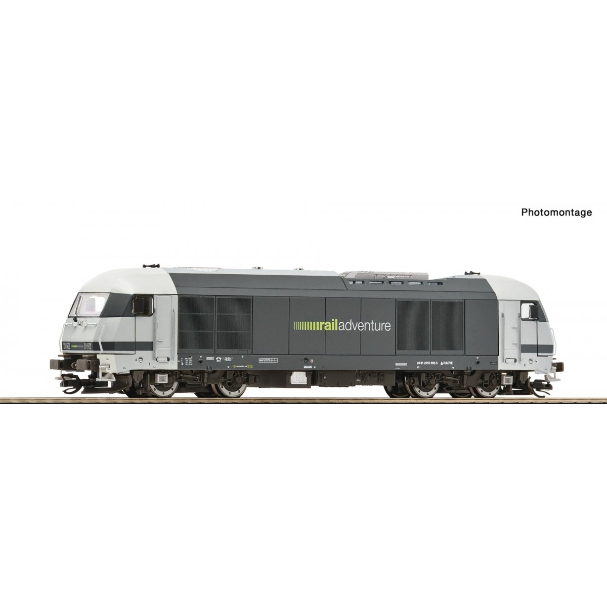 Diesel locomotive 2016 902-5, RailAdventure, TT, Roco 7390021