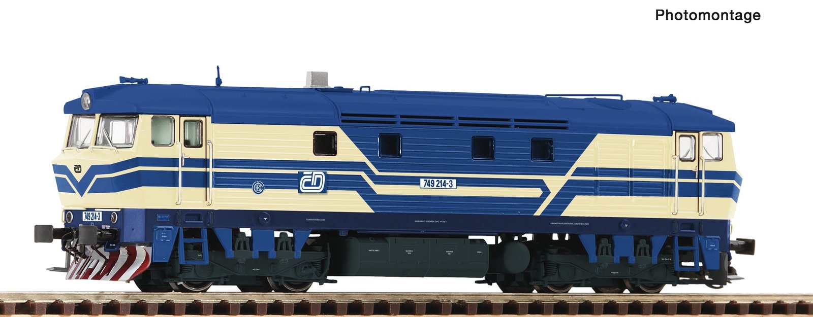 Diesel locomotive 749 214-3, CD, TT, Roco 7390026