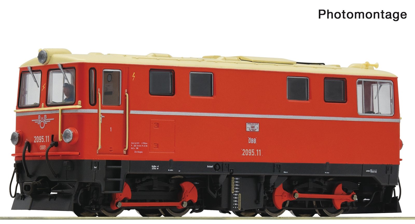 Diesel locomotive 2095.11, ÖBB, HOe, Roco 7540005