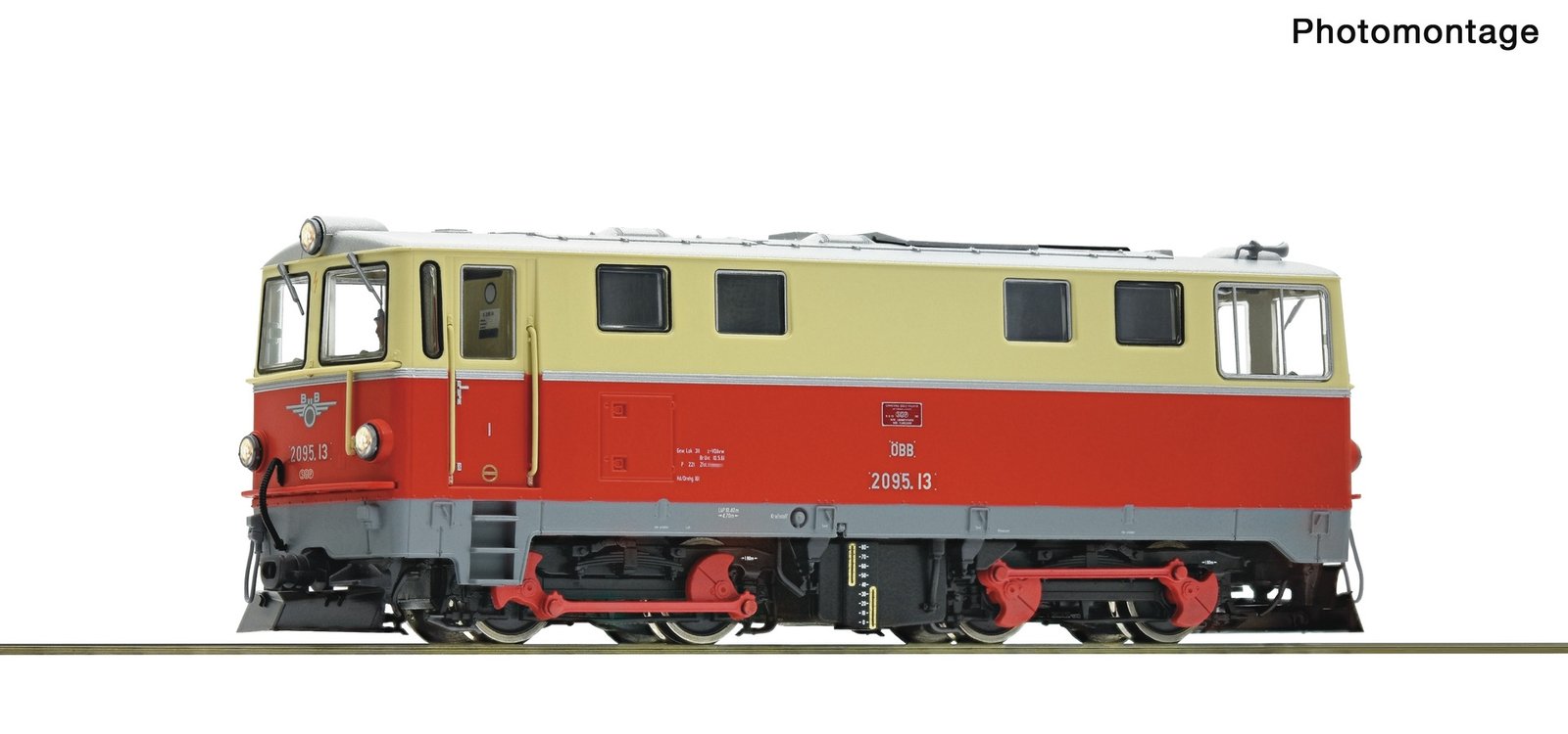 Diesel locomotive 2095.13, ÖBB, HOe, Roco 7540007