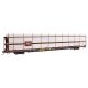 89′ Flatcar w/Tri-Level Shielded Auto Rack - Ready to Run -- Milwaukee Road 801598, TTKX Flatcar, HO, WalthersMainline 8319