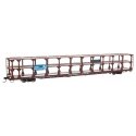 89′ Flatcar w/Tri-Level Open Auto Rack - Ready to Run -- Great Northern Rack Trailer-Train Flatc, HO, WalthersMainline 8212