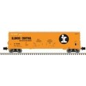 Evans 53′ Double Plug-Door Boxcar - Master(R) -- Illinois Central 150046 (orange, black, white, Split Rail Logo), Z, Atlas Mod