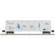 Evans 53′ Double Plug-Door Boxcar - Master(R) -- Bend Millwork USLX 17050 (gray, blue), Z, Atlas Model Railroad Co. 75000023