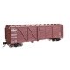 40′ ARA Single Sheathed Boxcar with Dreadnaught Ends - Ready to Run -- Milwaukee Road 714003, HO, WalthersMainline 40371